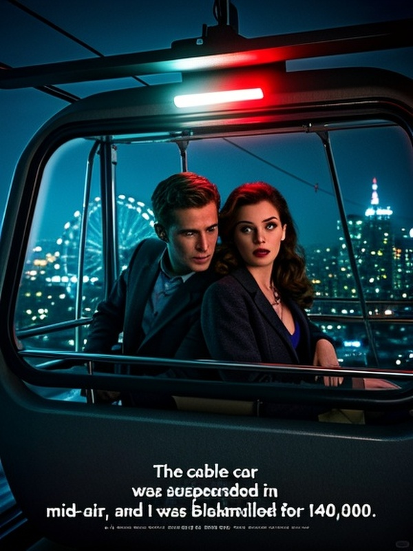 The cable car was suspended in mid-air, and I was blackmailed for 140,000. The cable car was suspended in mid-air, and I was blackmailed for 140,000.